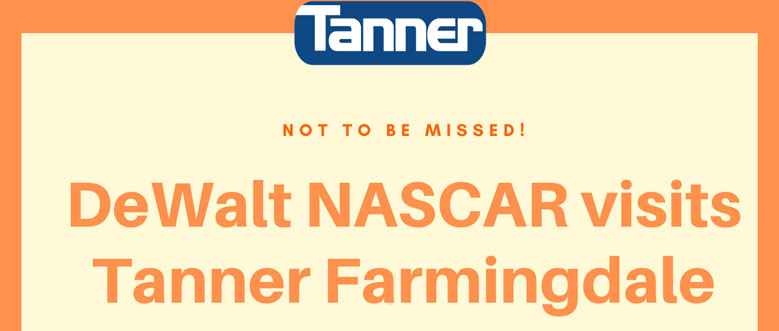 DeWalt NASCAR Visits Tanner Farmingdale!