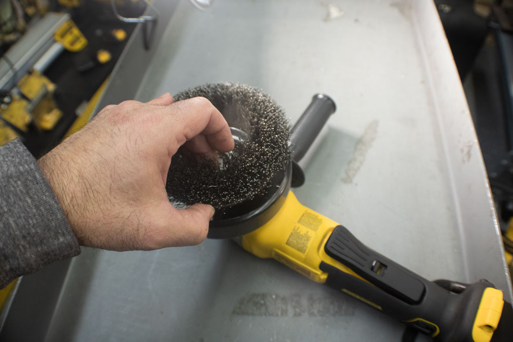 How To Install Wire Cup Brush On Angle Grinder