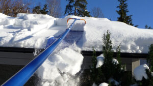 Roof snow removal